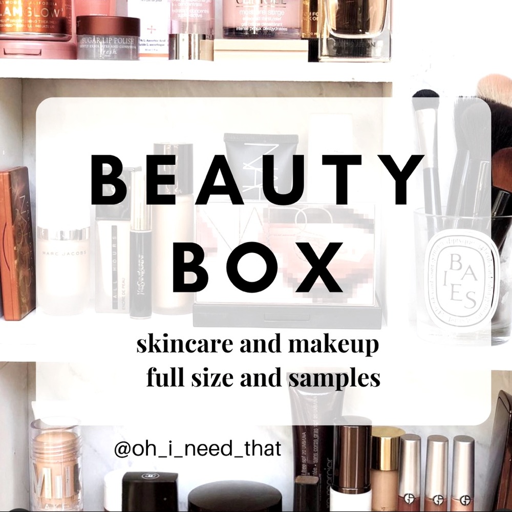 Mystery‎ Beauty boxes! Five items plus additional sample sizes.